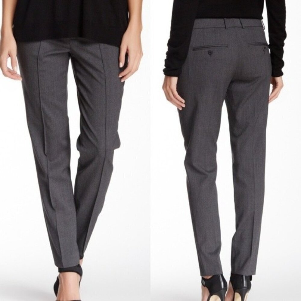 Vince Pants Tapered Wool Trousers Academia Classic Business Career Luxury 10